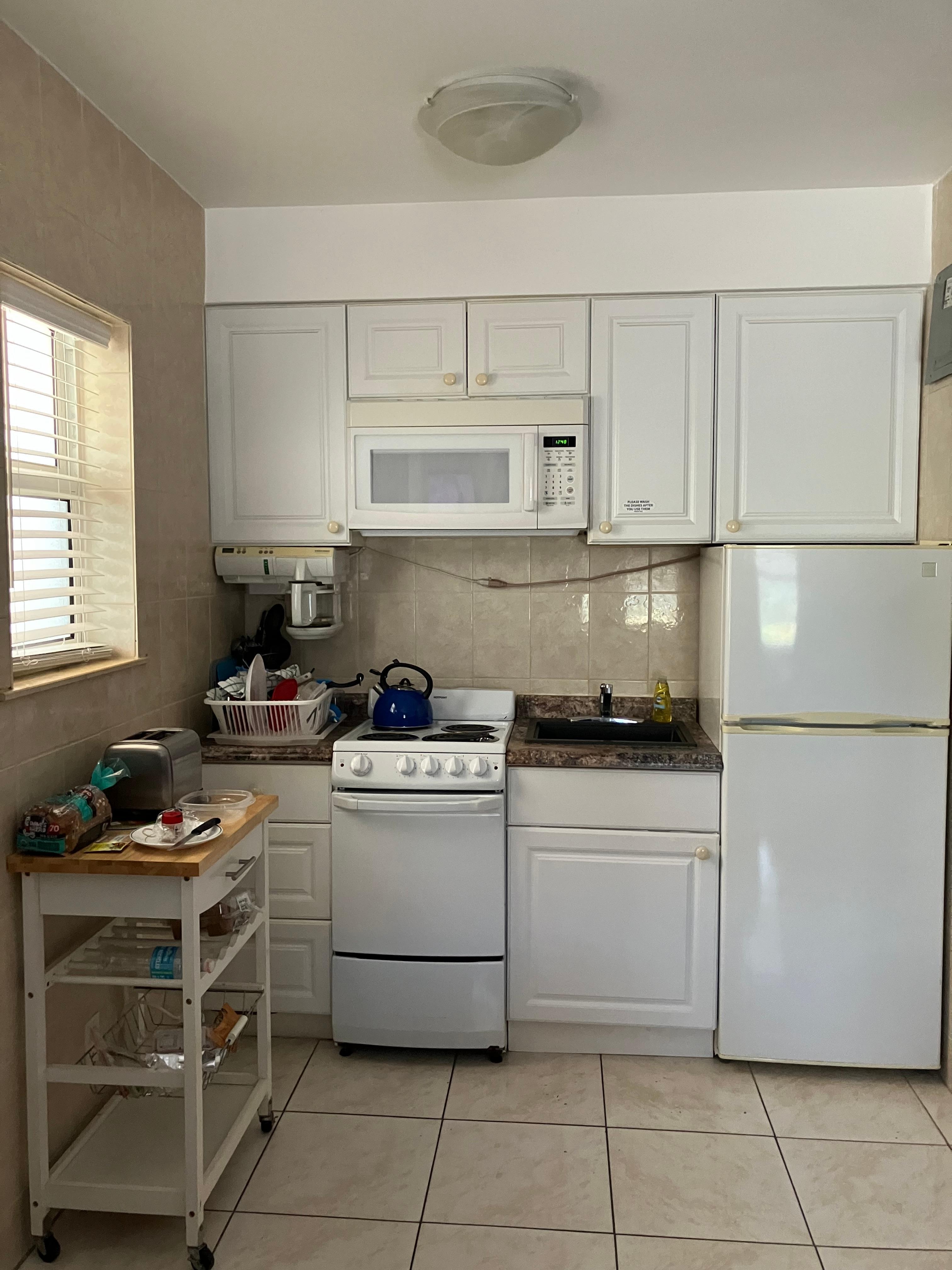 Our kitchen was very handy to have some great meals!