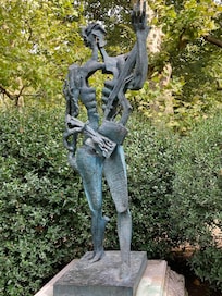 Zadkine sculpture in Luxembourg Gardens