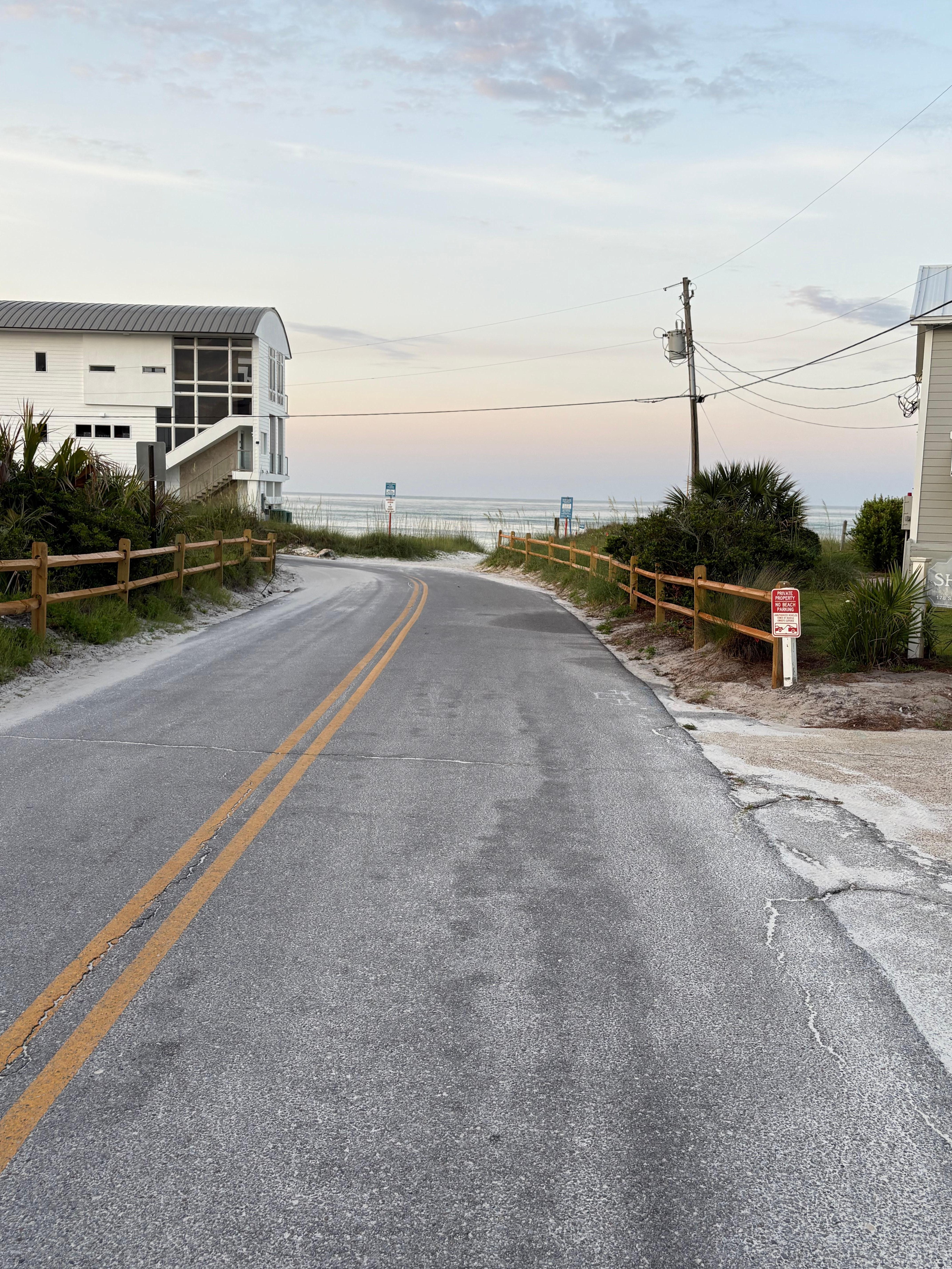 Beach access steps away