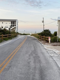 Beach access steps away