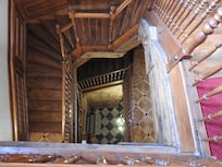 Stairwell up to rooms