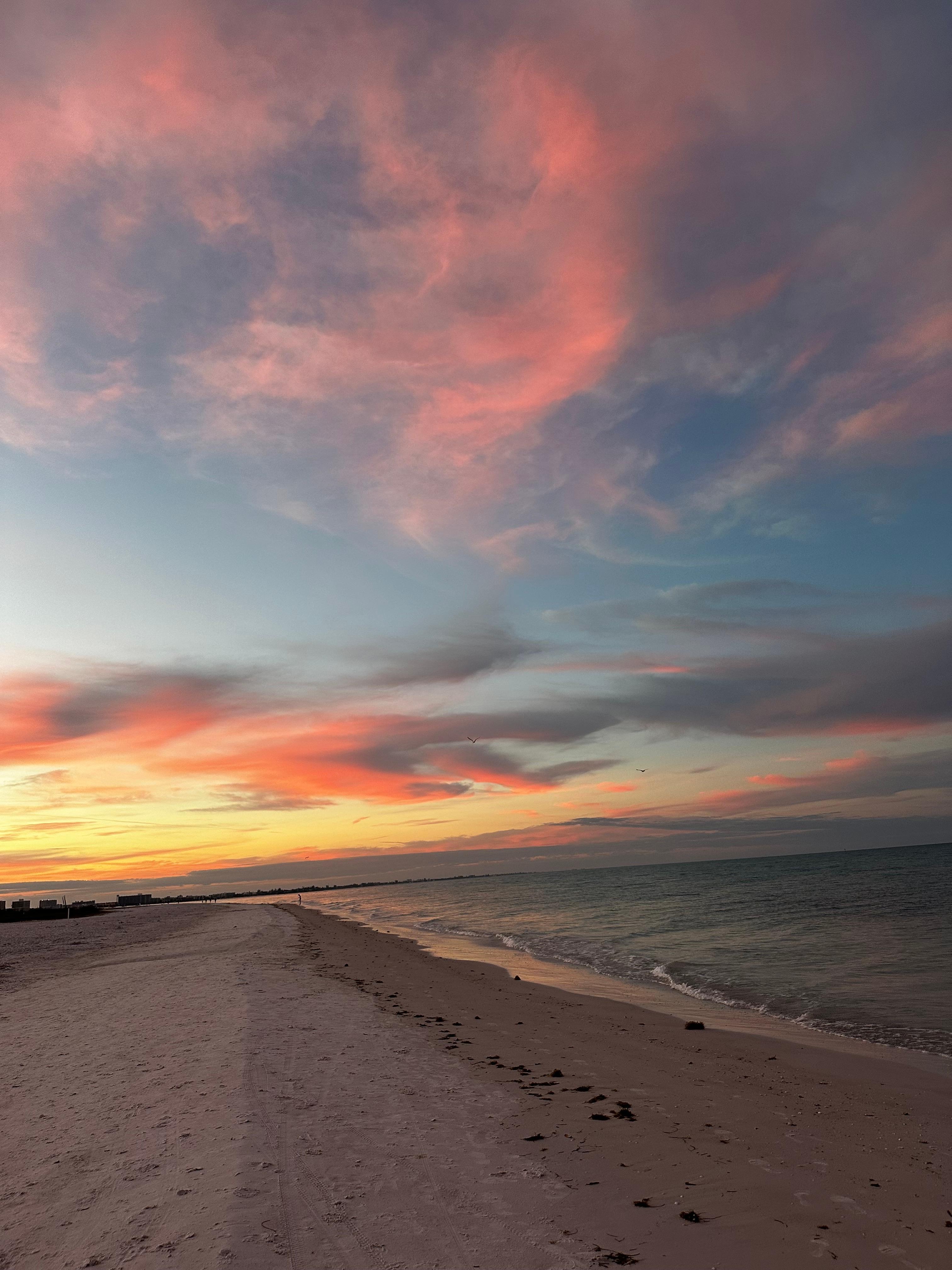 The most beautiful sunrise at Siesta Key. 