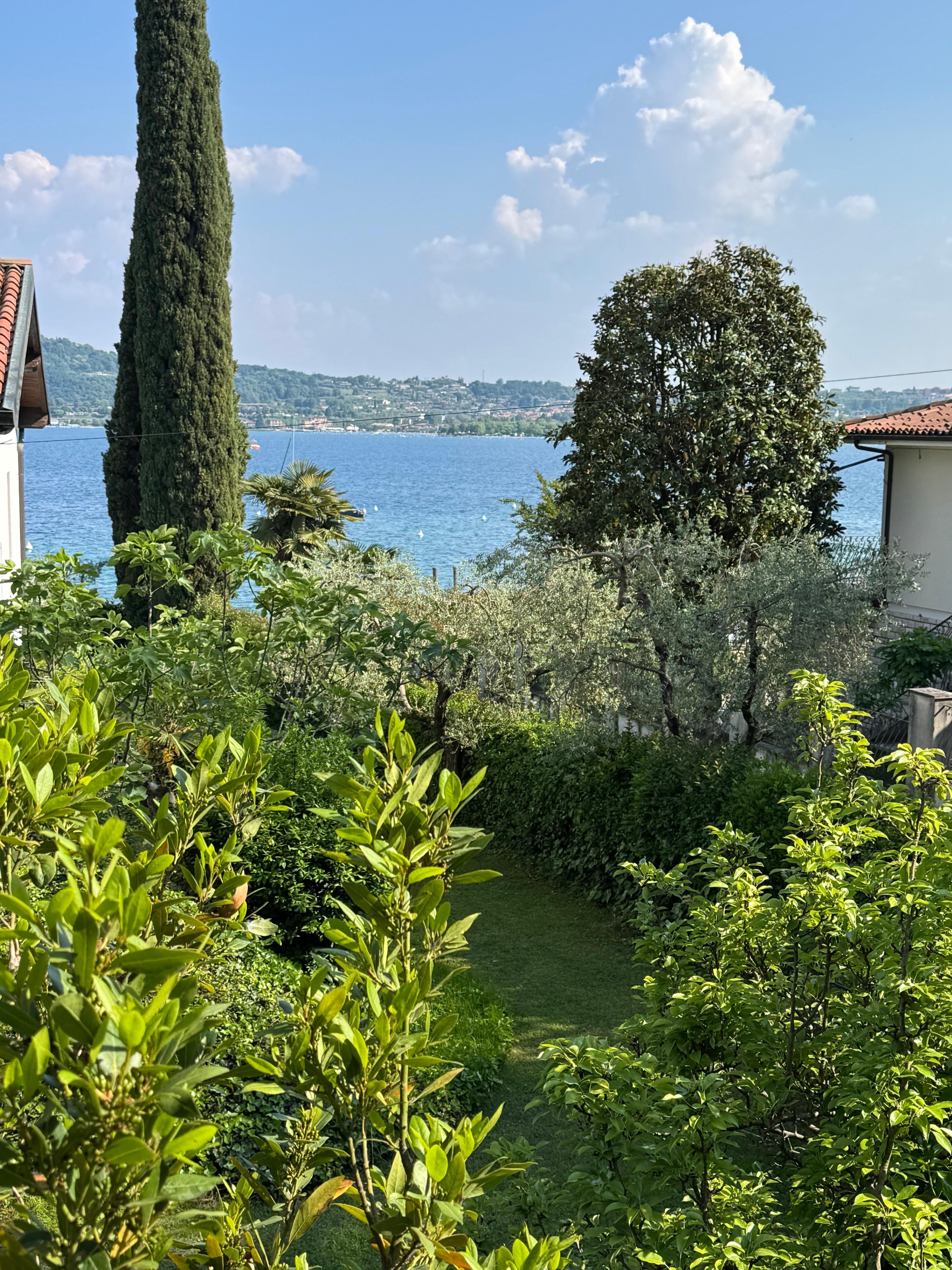 View from the spacious balcony 