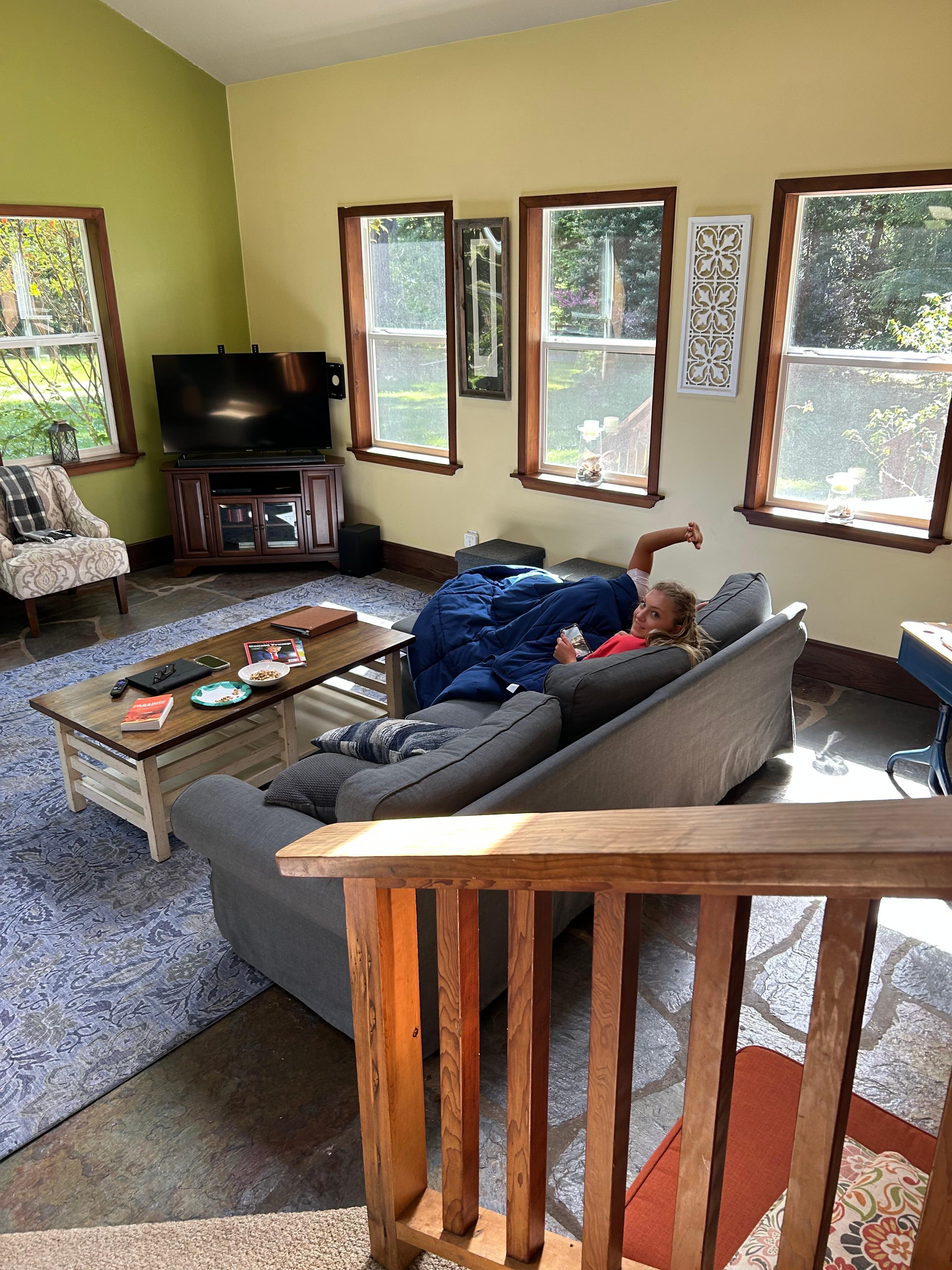 Granddaughters definitely made themselves  at home 💕