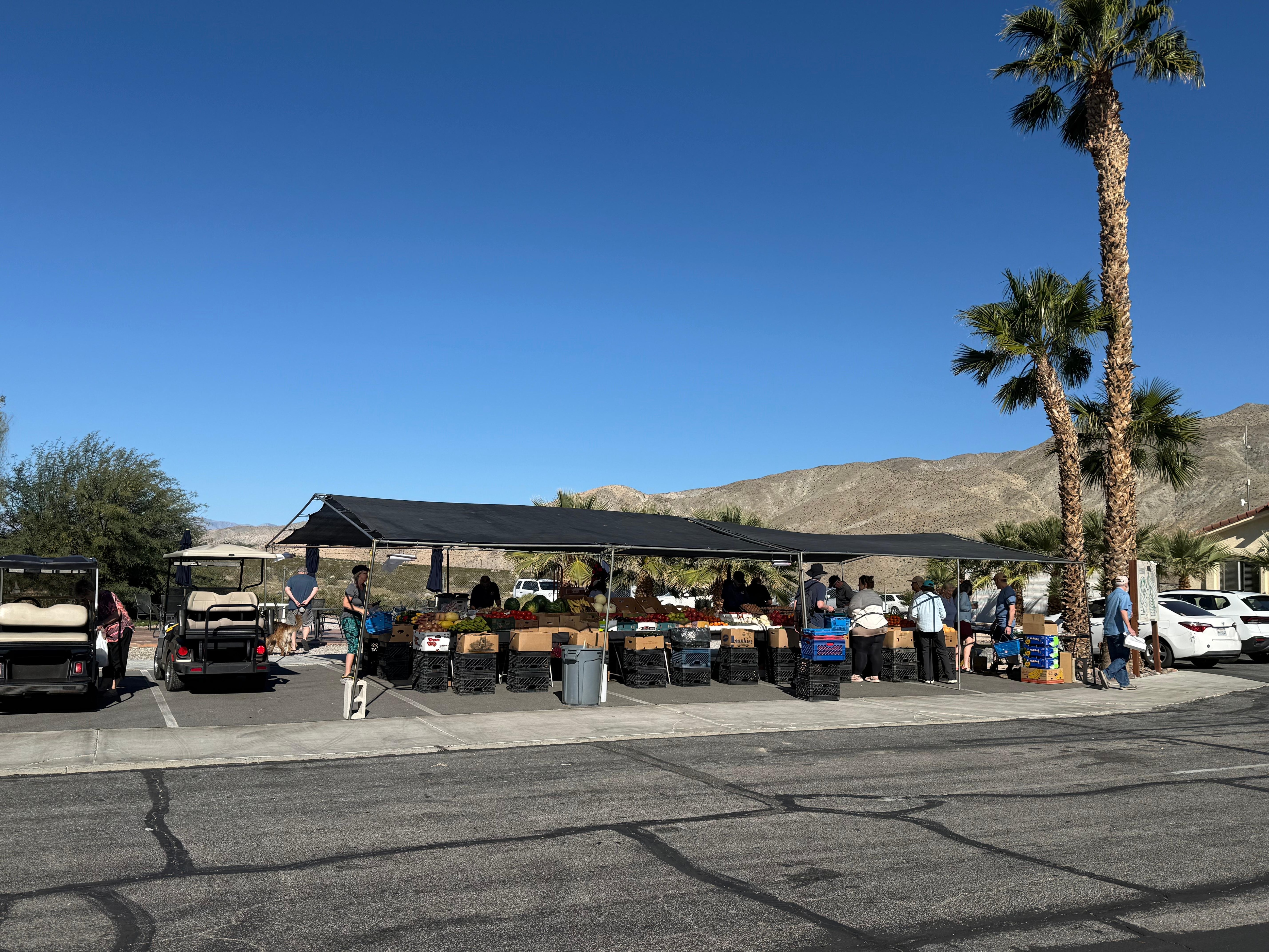 Beautiful blue skies 