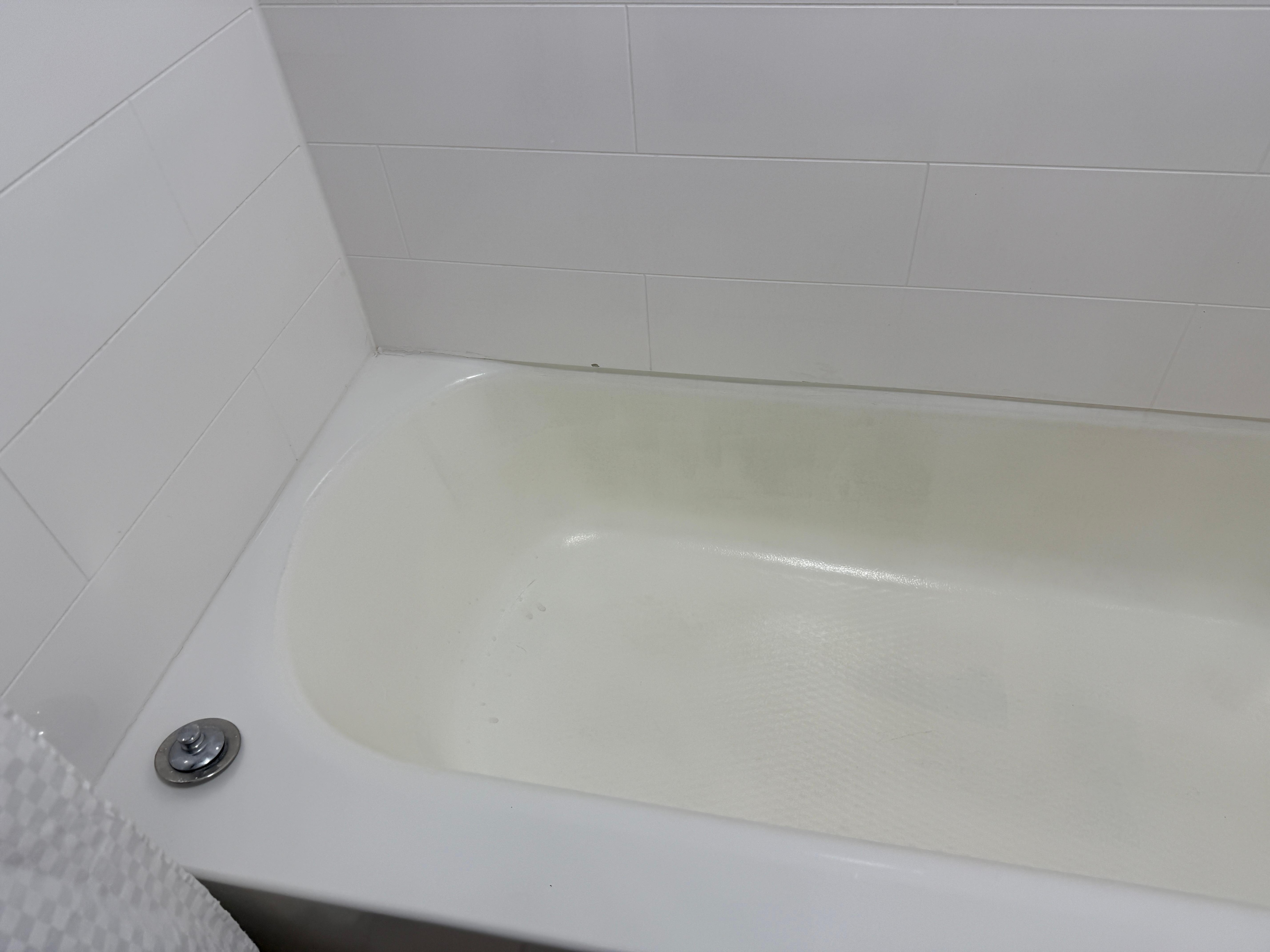 Grim in tub