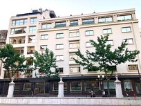 Front entrance of hotel (Room 210)