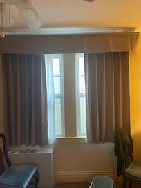 This was as far as the blinds closed