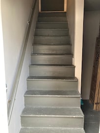 Stairs up to unit.