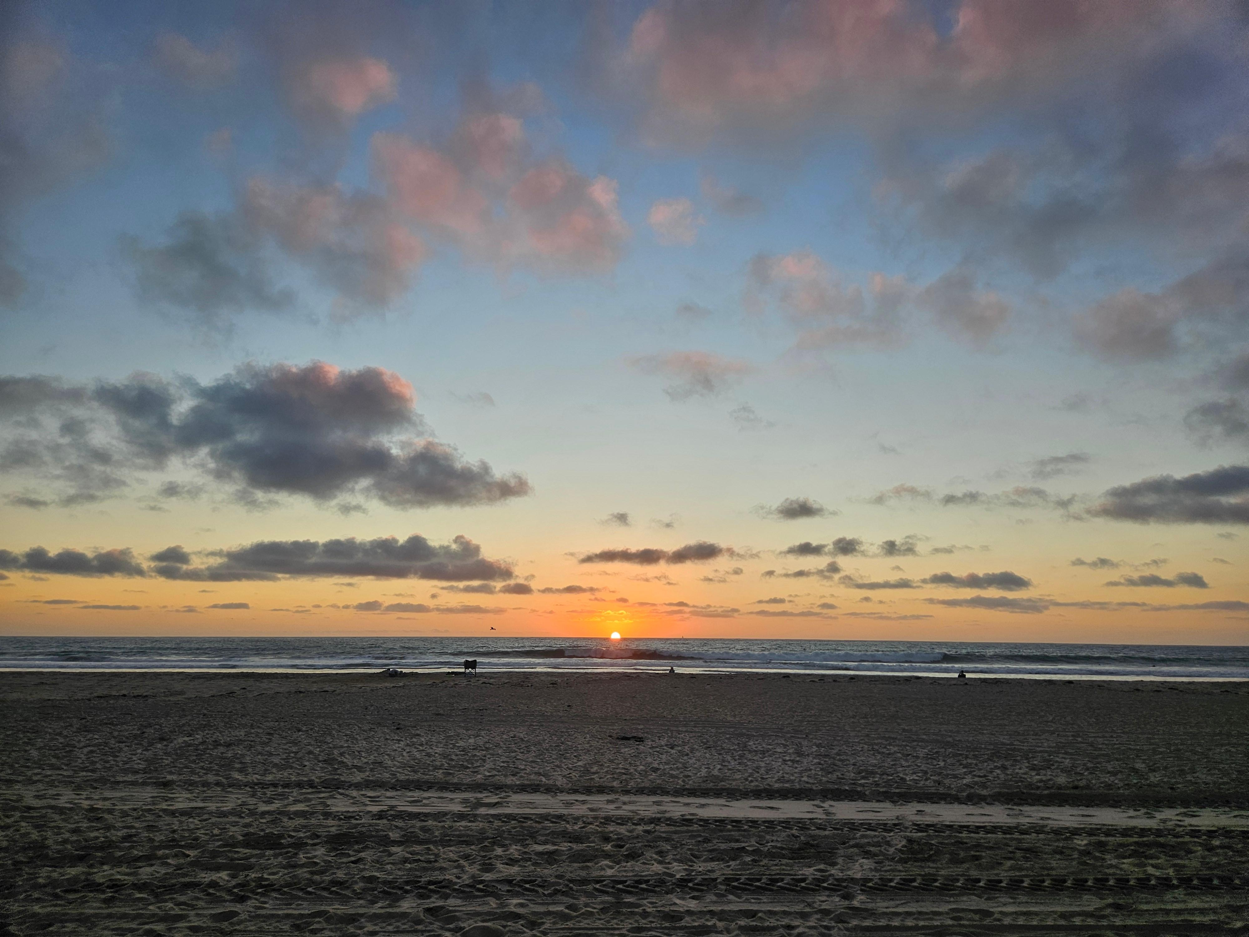 Sunset view on Mission Beach