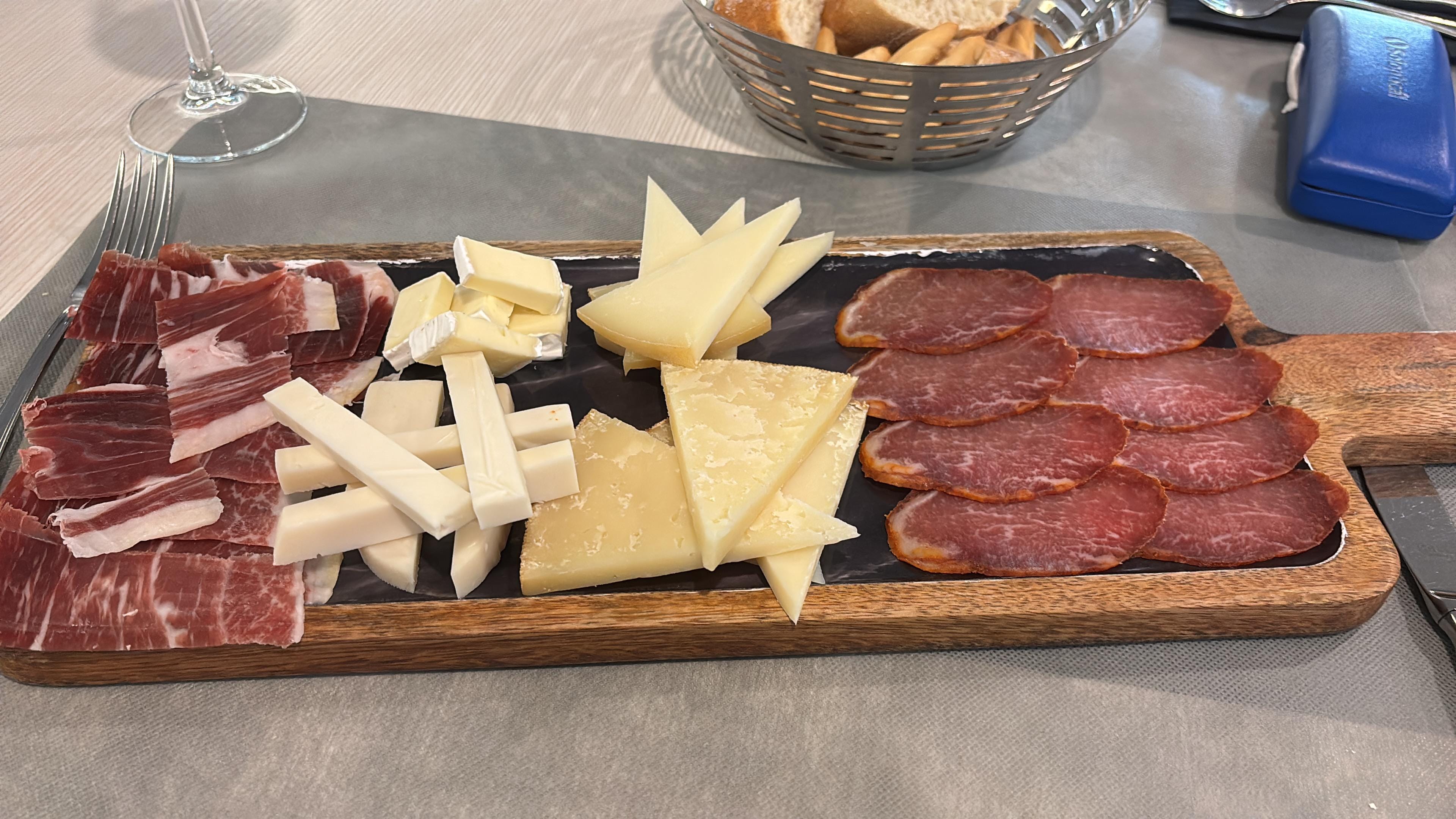 Tabla de chacinas ibéricas 