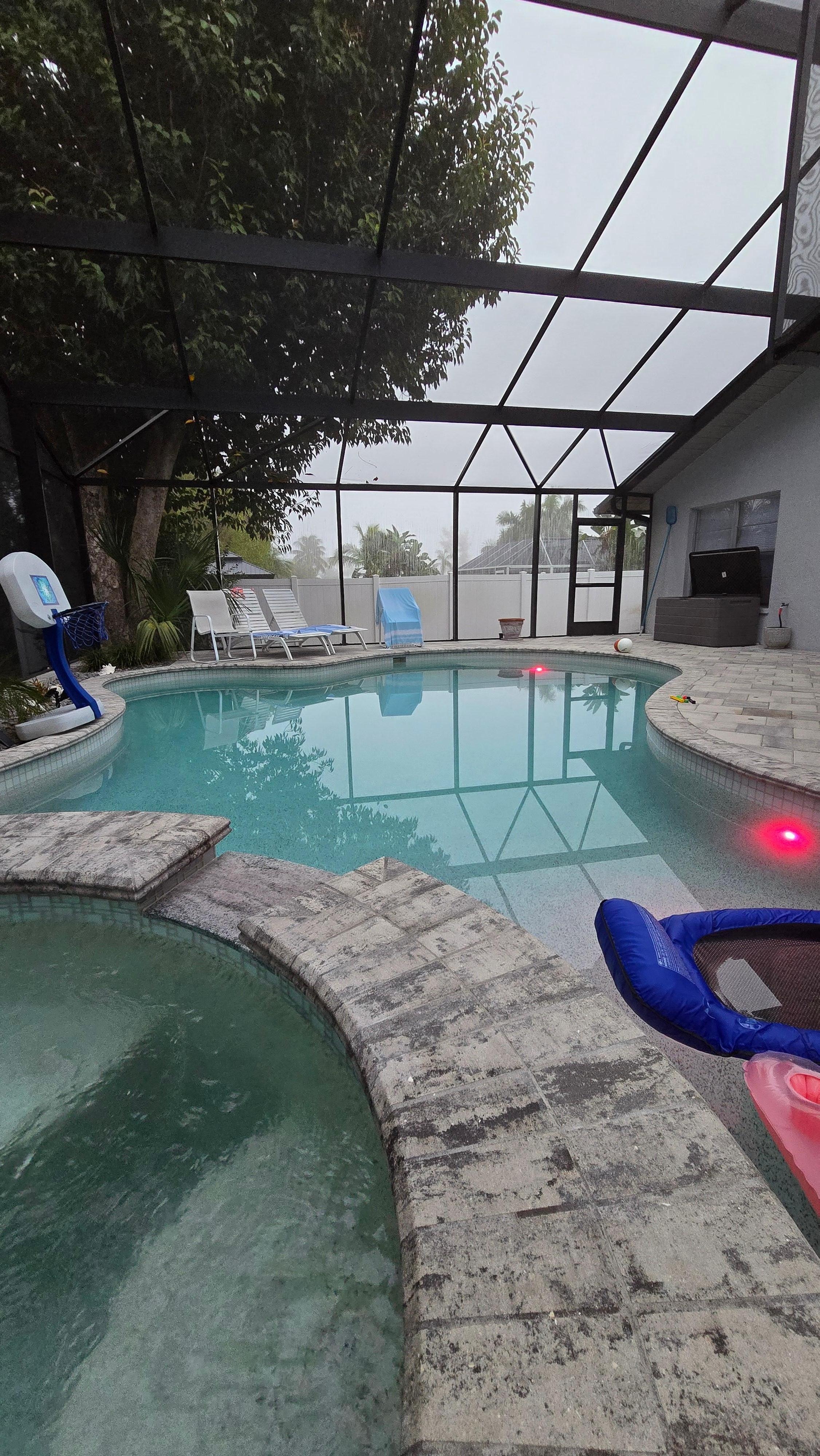 Cooler morning, but the water temps kept us warm