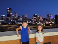 Enjoying the Awesome view.