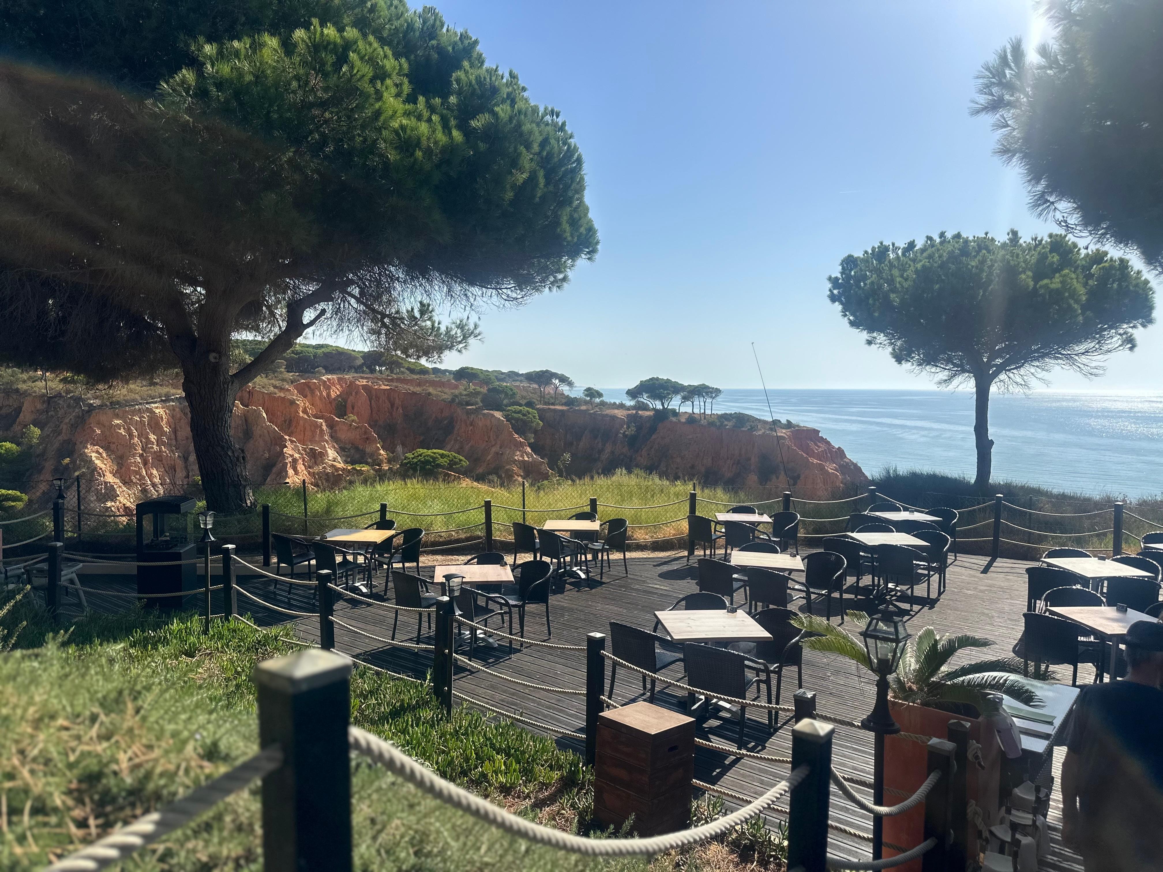 View from outside of a La carte restaurant 