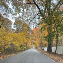 Street path towards the house