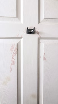 Back of bathroom door