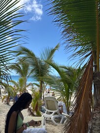 Beach in the afternoon(Local seating)