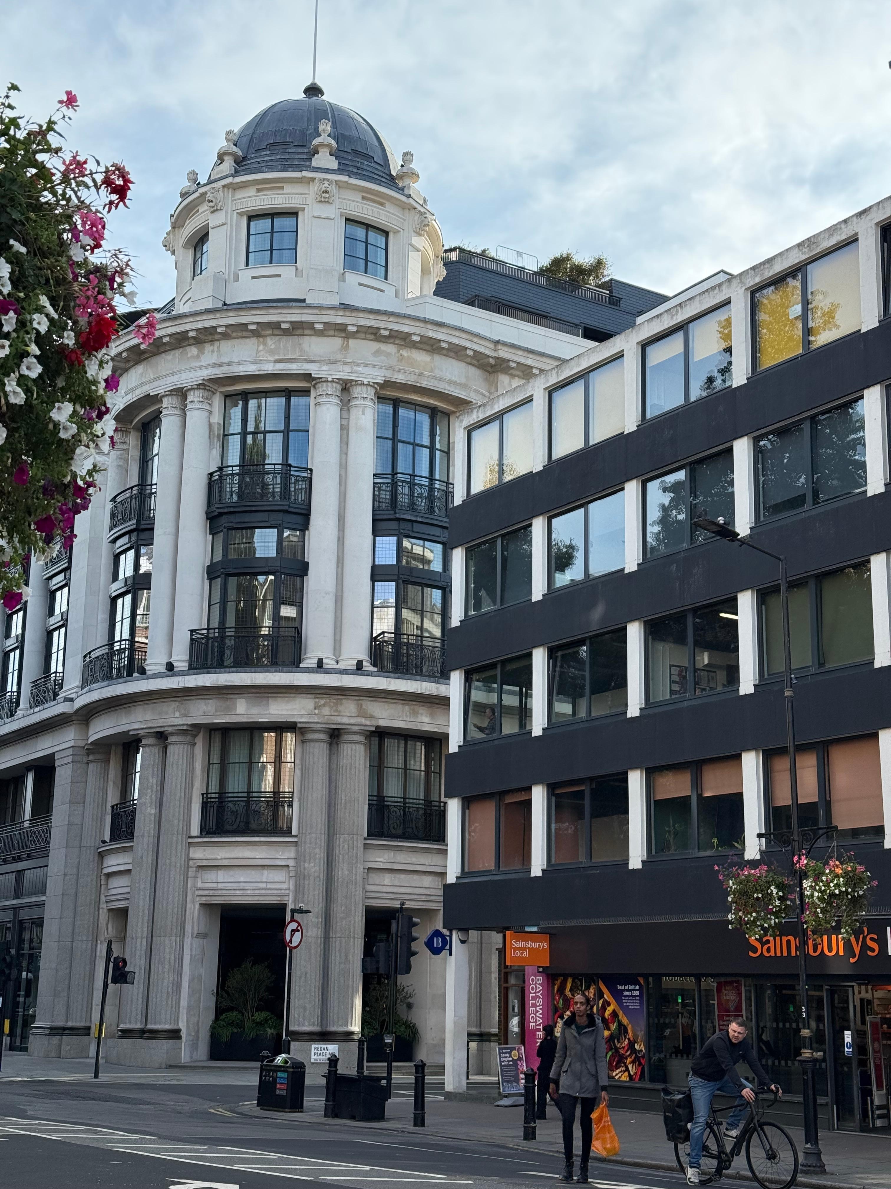 Located behind the sainsbury 