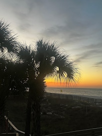 Sunrise view from balcony