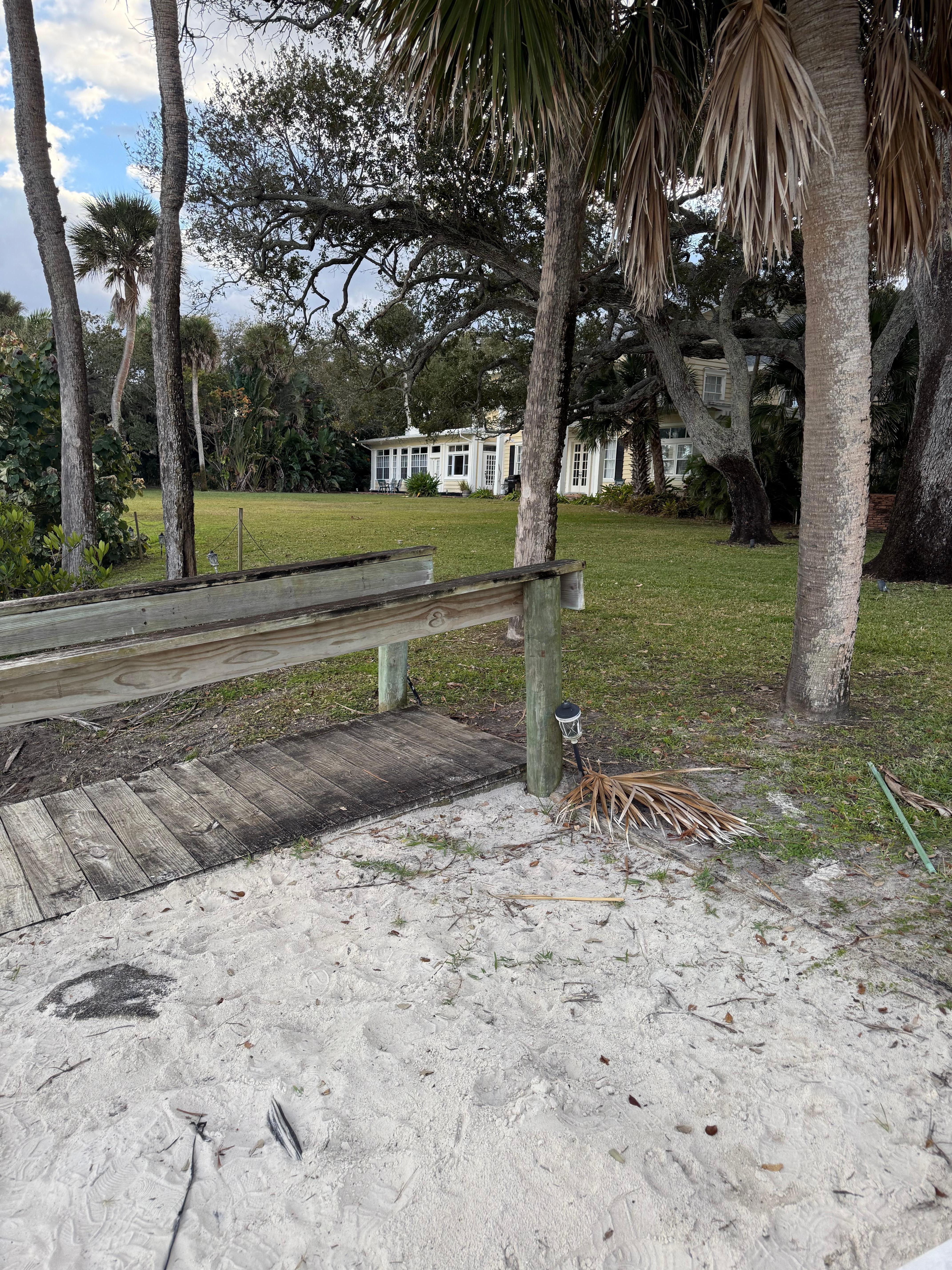 Back of the house where we stayed