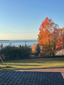 View from deck in the morning.