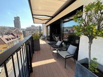 Rooftop outside seating area