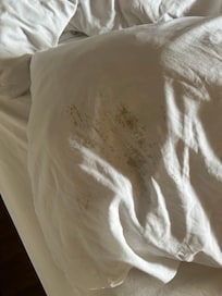 Pillow case in first room