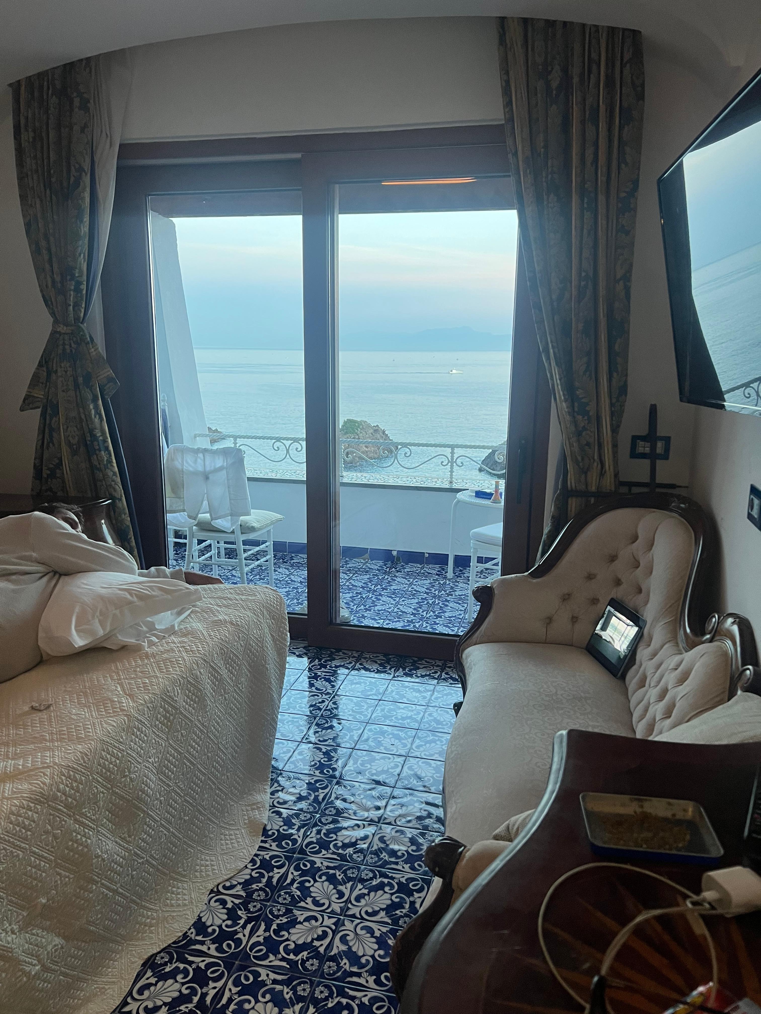 Our lovely room and view