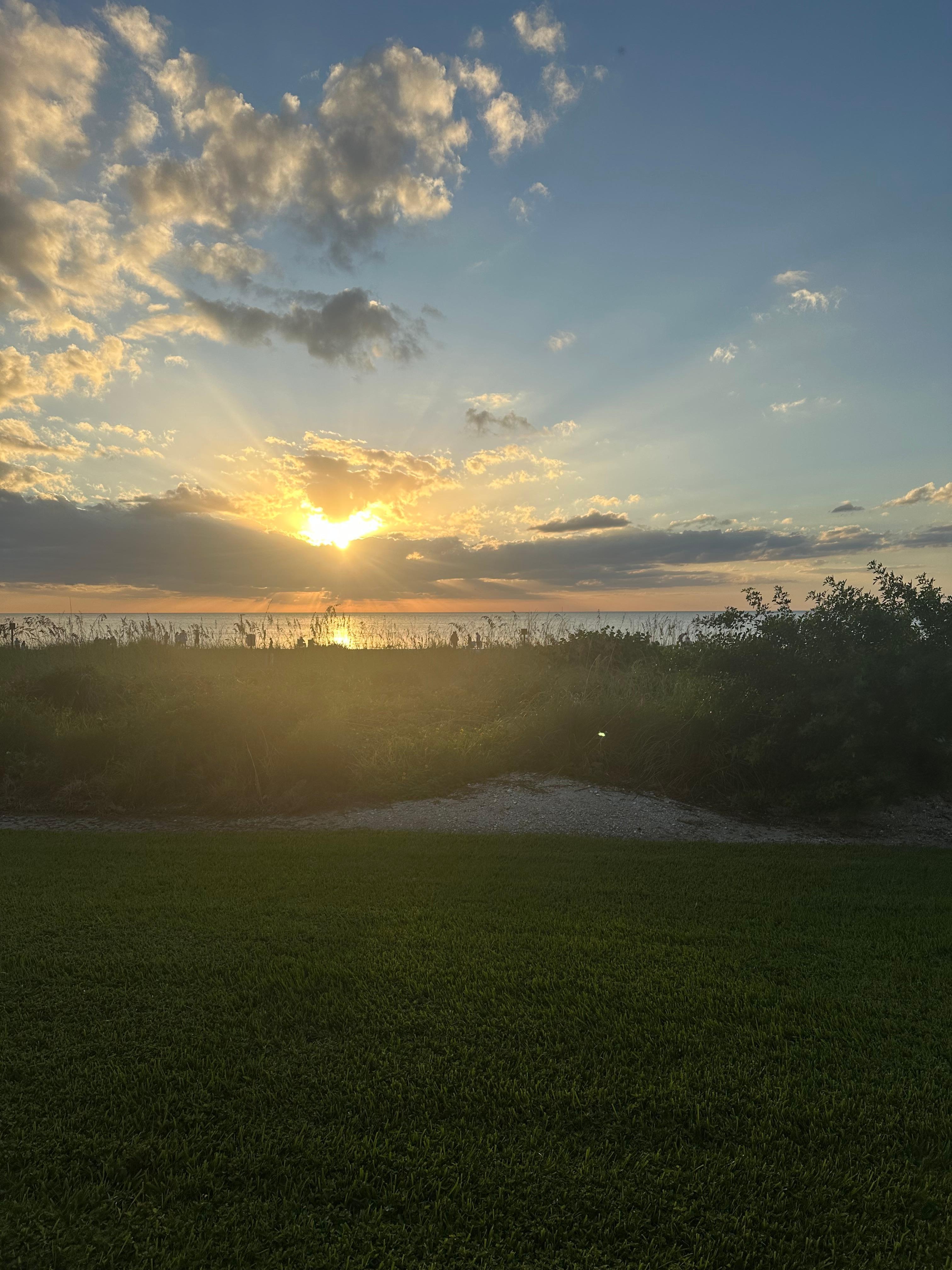 Sunset from the sunset grille in the condo
