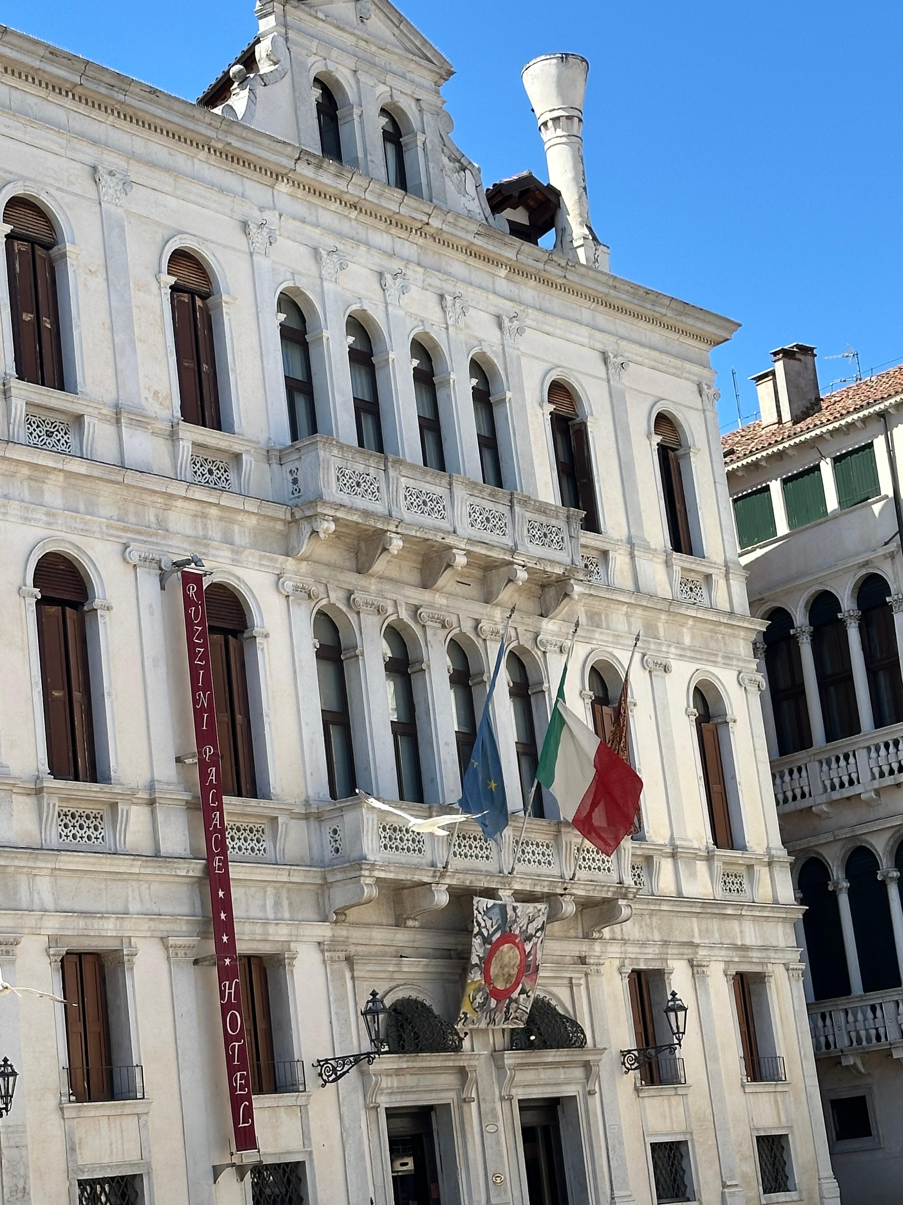 Area facing the square