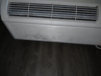 AC noisy and dirty both rooms