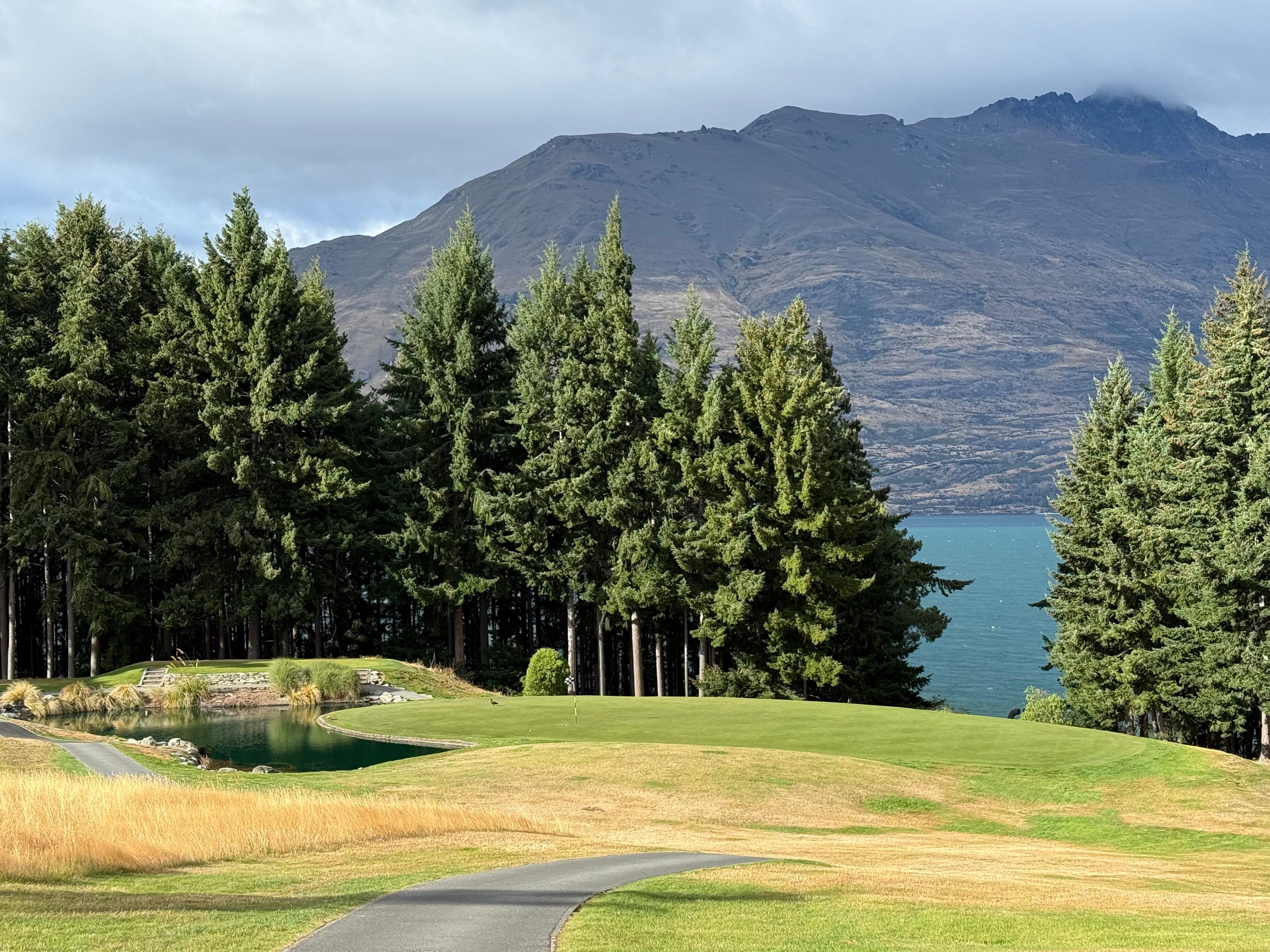 Queenstown Golf Club is only a few miles from the home. 