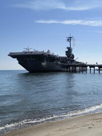 30 minutes away, the USS Lexington, WWII, carrier museum. Heart Stopping!
