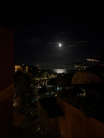 The way the moonlight hit the ocean on our last dinner date almost felt planned.