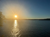 Another gorgeous sunset from the beginning of our stay.