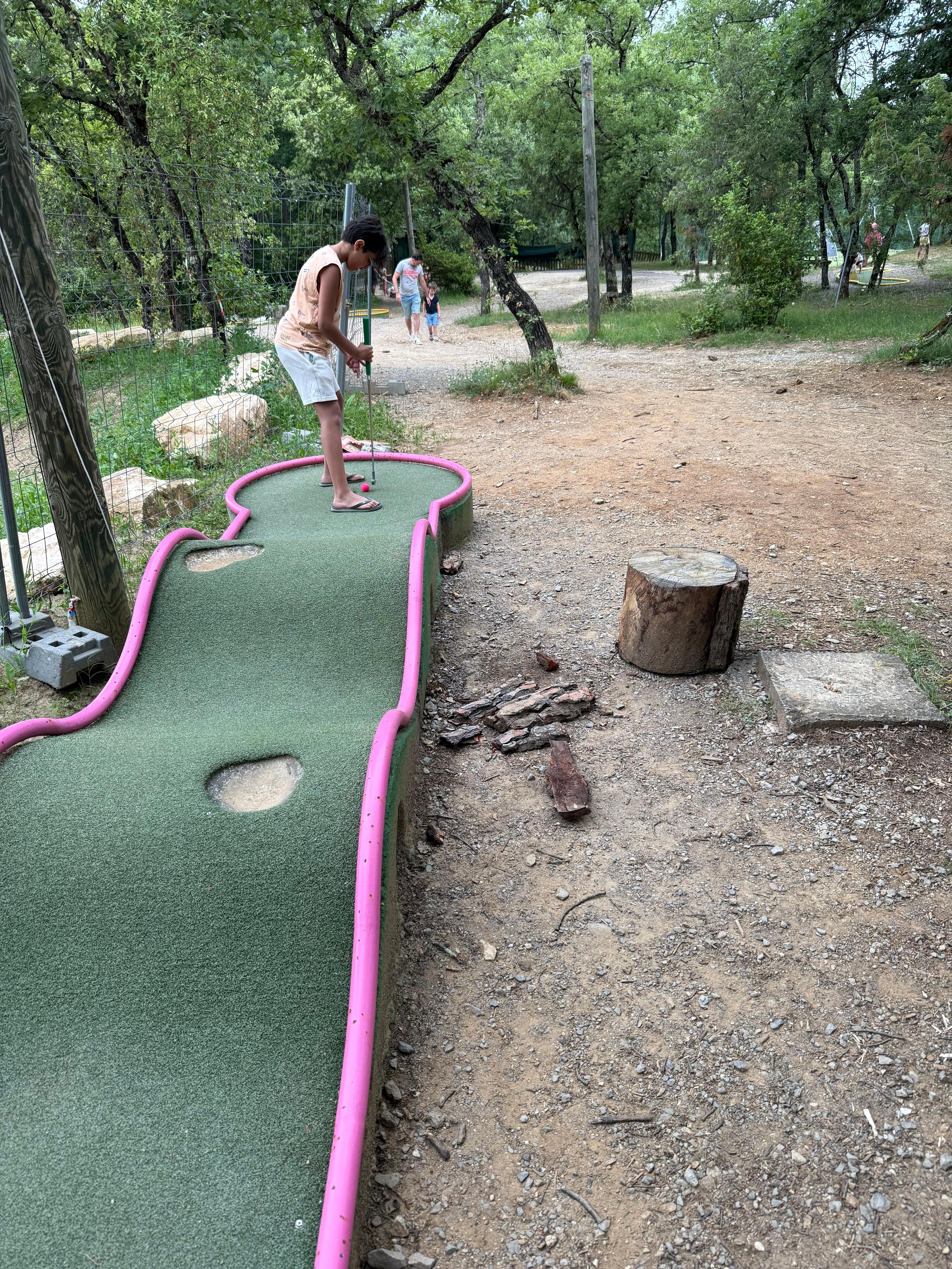 Mini golf 2,50€ par personne 