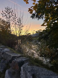 Salzach am Abend