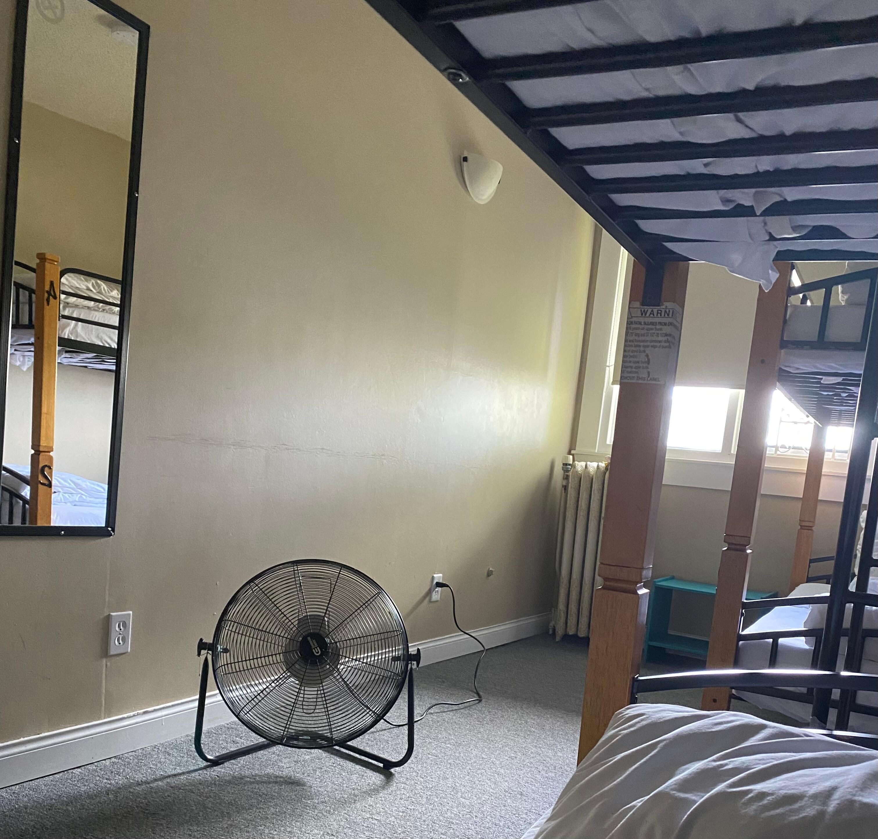 Shared room with two bunk beds