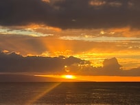 Sunset from the hotel beach!