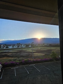 Sunrise from the bedroom window