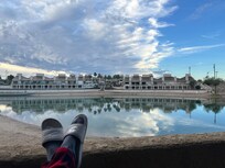 Our morning view from the patio