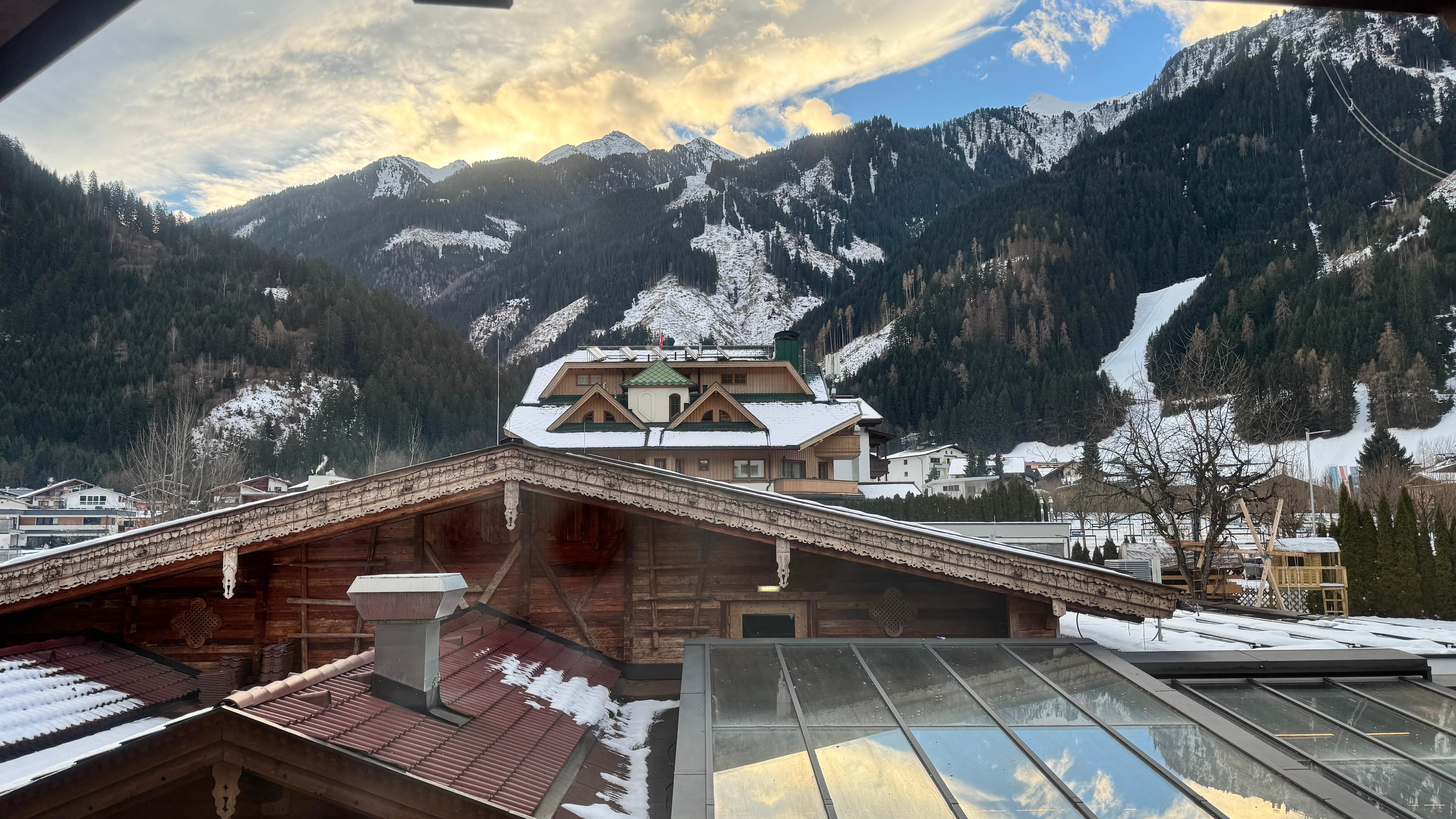 Aussicht auf die Berge 