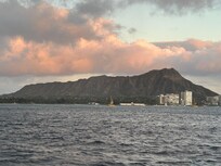 Diamond Head from the beach!