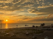 Sunset views from the balcony!