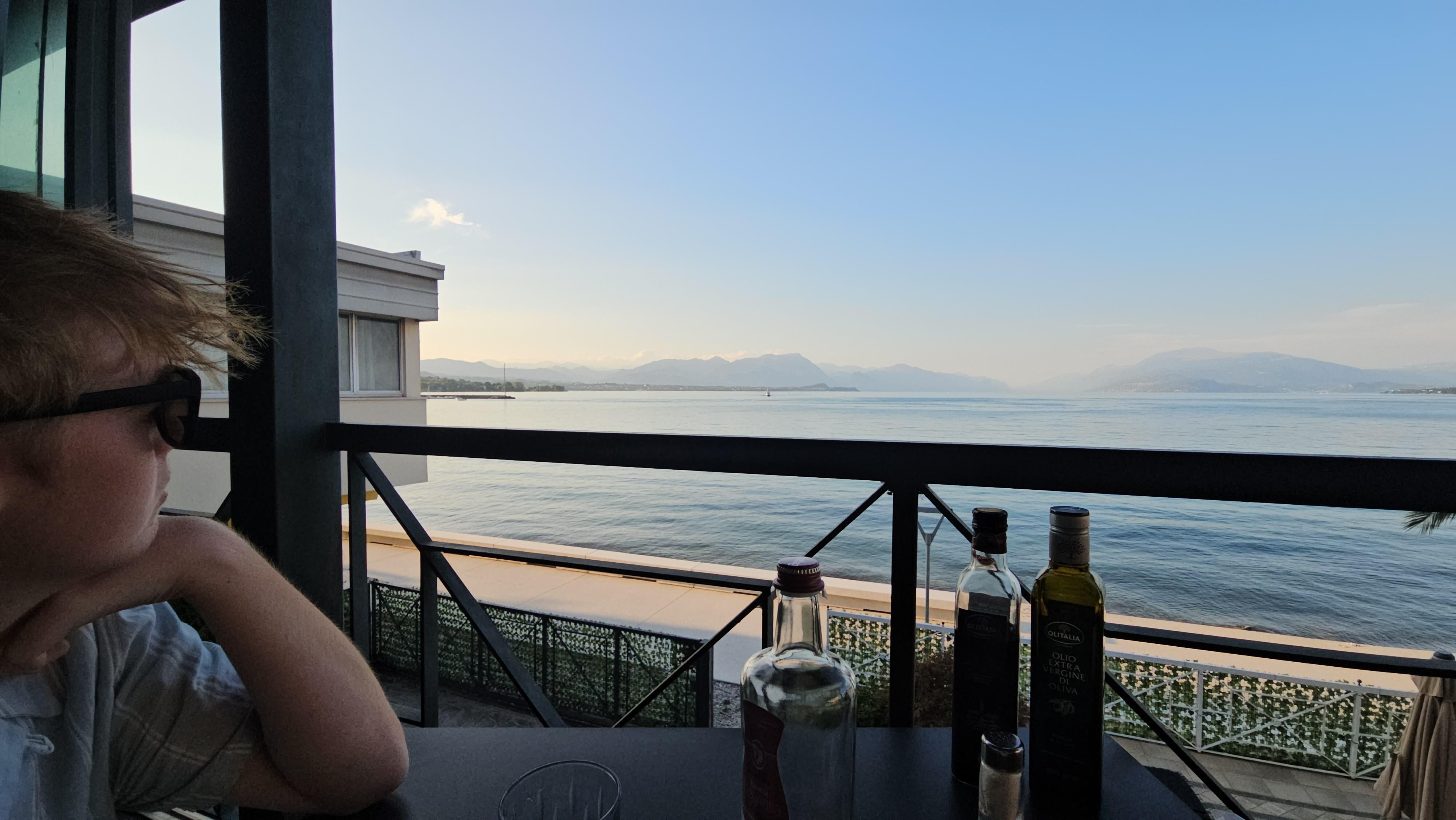 View from the restaurant