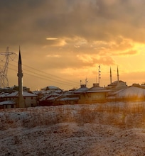 From
The room window, January 13, 2026, after light snow at night