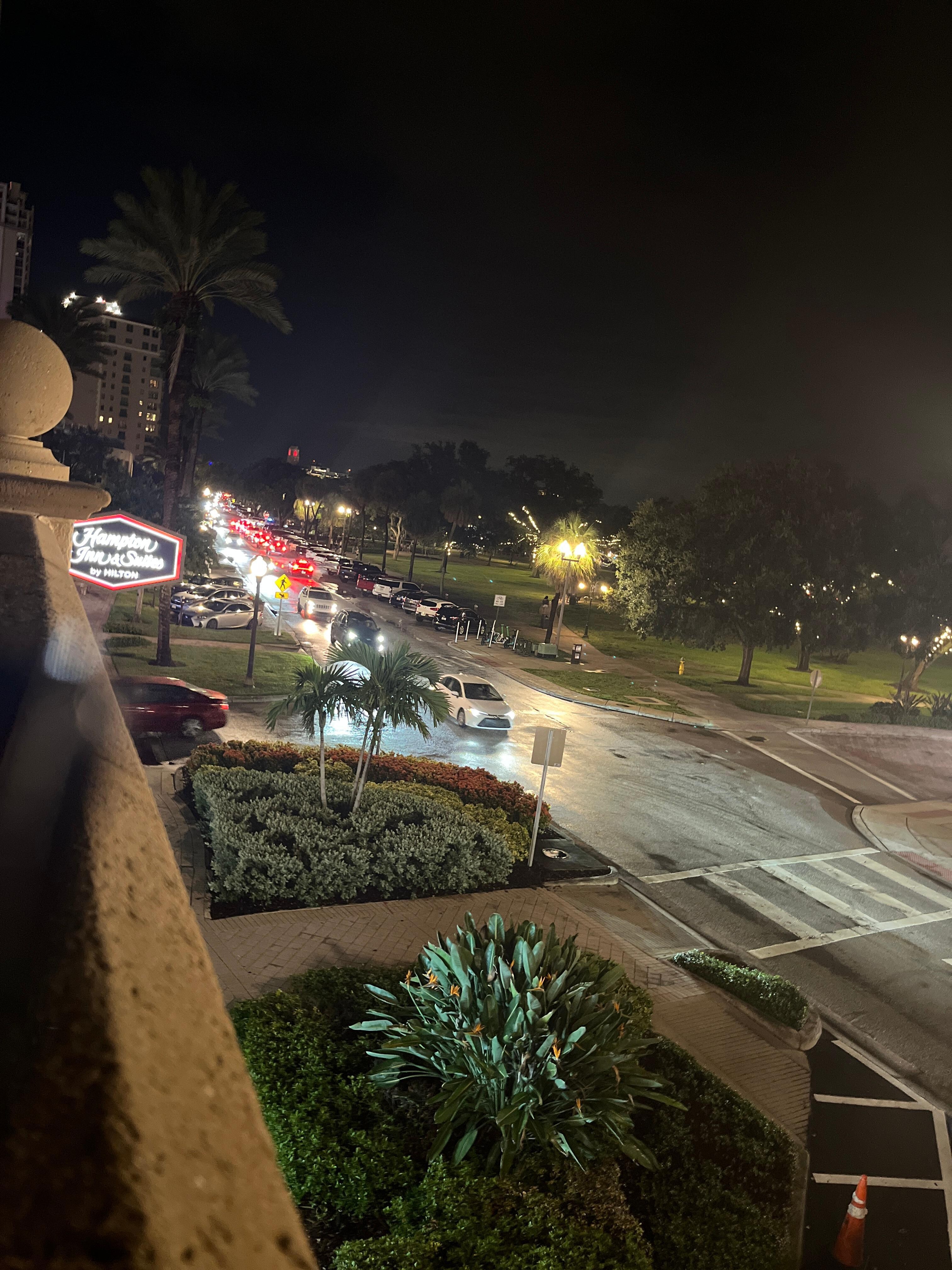 View from public terrace outside our room terrace 