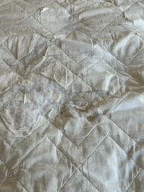 Cover on mattress!!!
