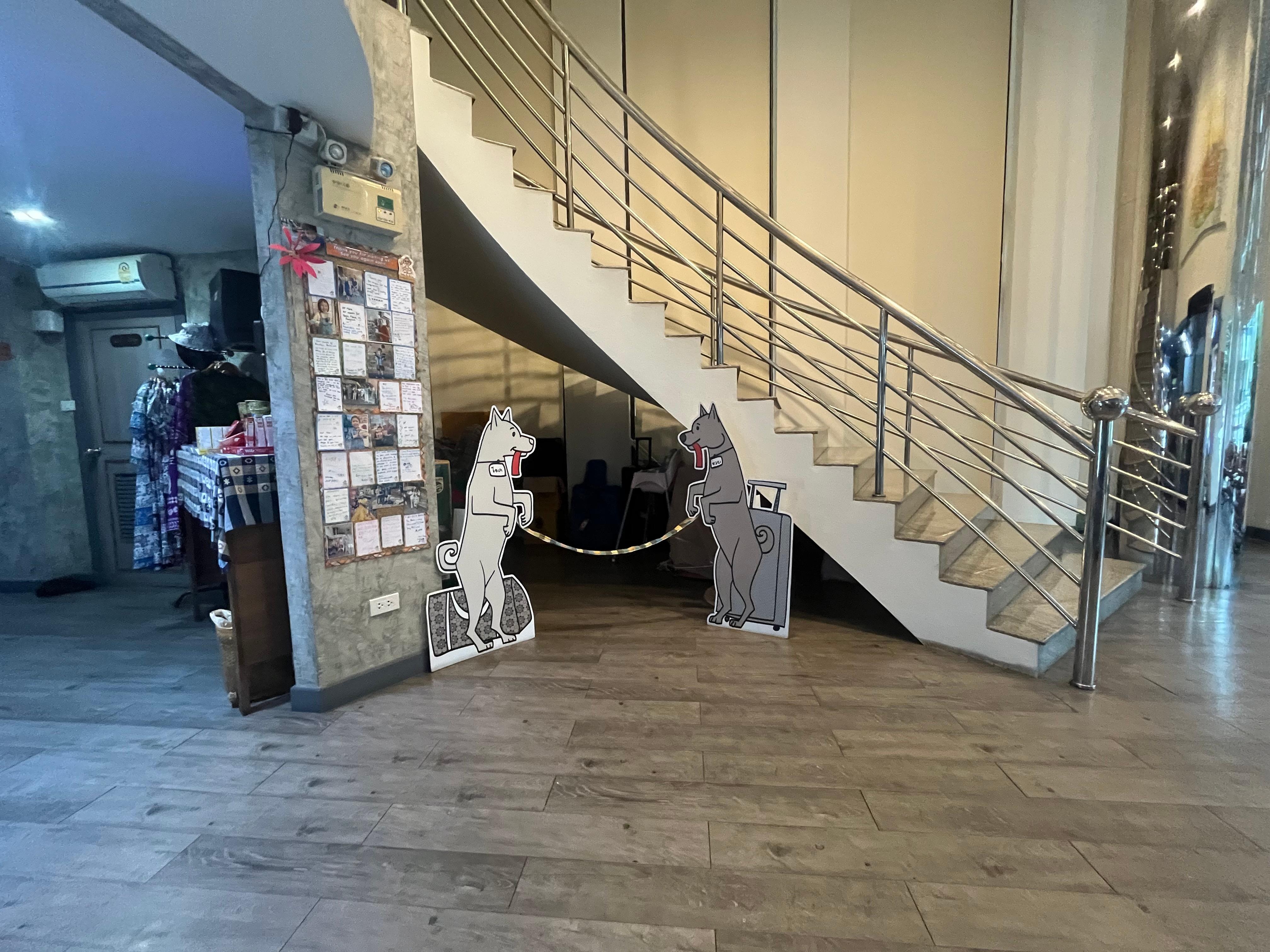 Lobby - bag drop area 