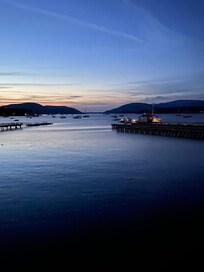 Dusk from upper deck.